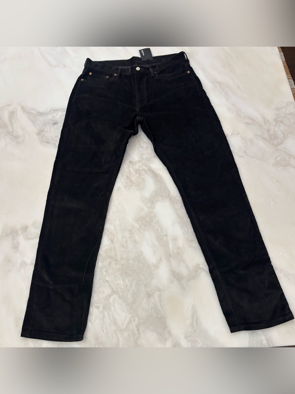 Buck Mason Men’s Corduroy Ford Standard Jean Size 34x34 Black New